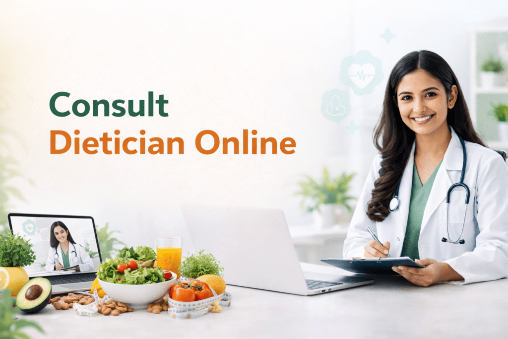 Consult Dietician Online to Manage Diabetes, Cholesterol, and Blood Pressure
