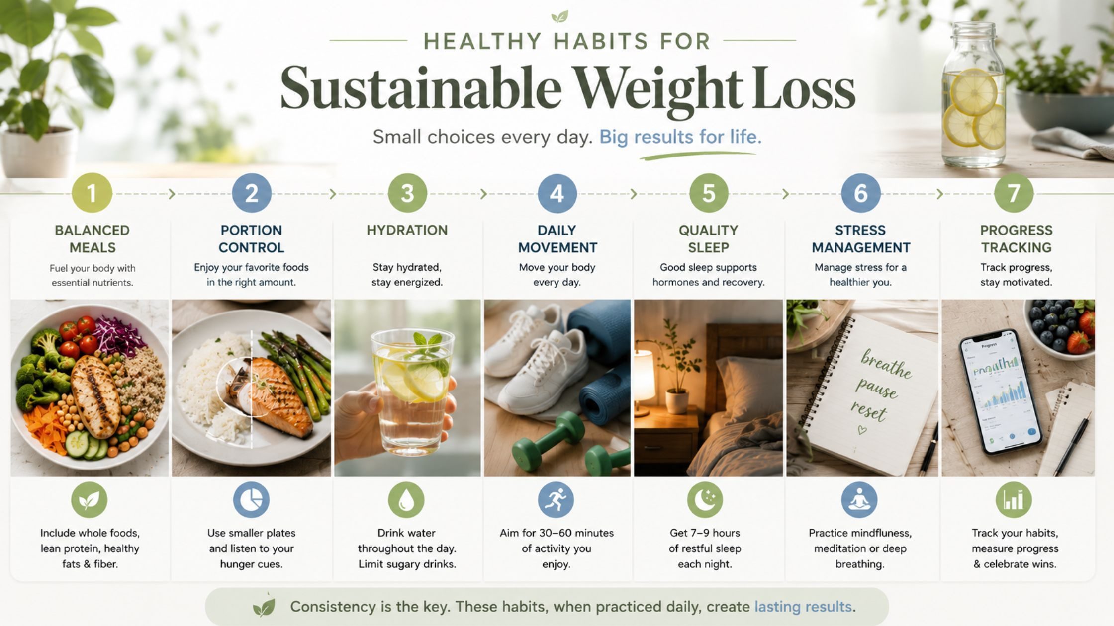Healthy habits that support sustainable weight loss and long-term wellness