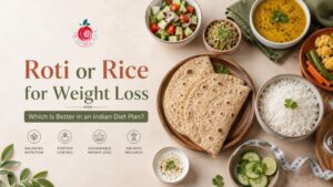 Roti or rice for weight loss in an Indian diet plan