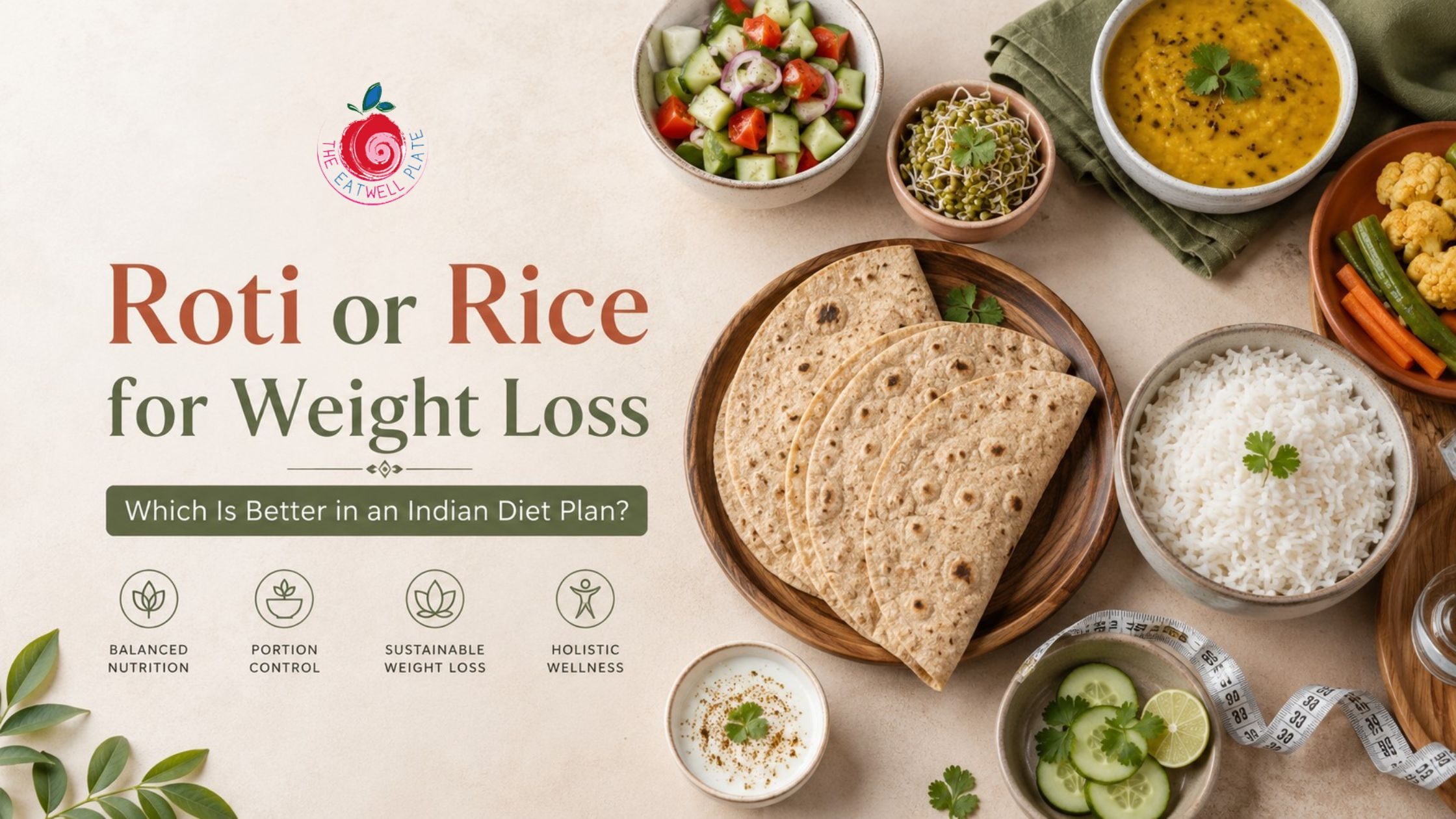 Roti or rice for weight loss in an Indian diet plan