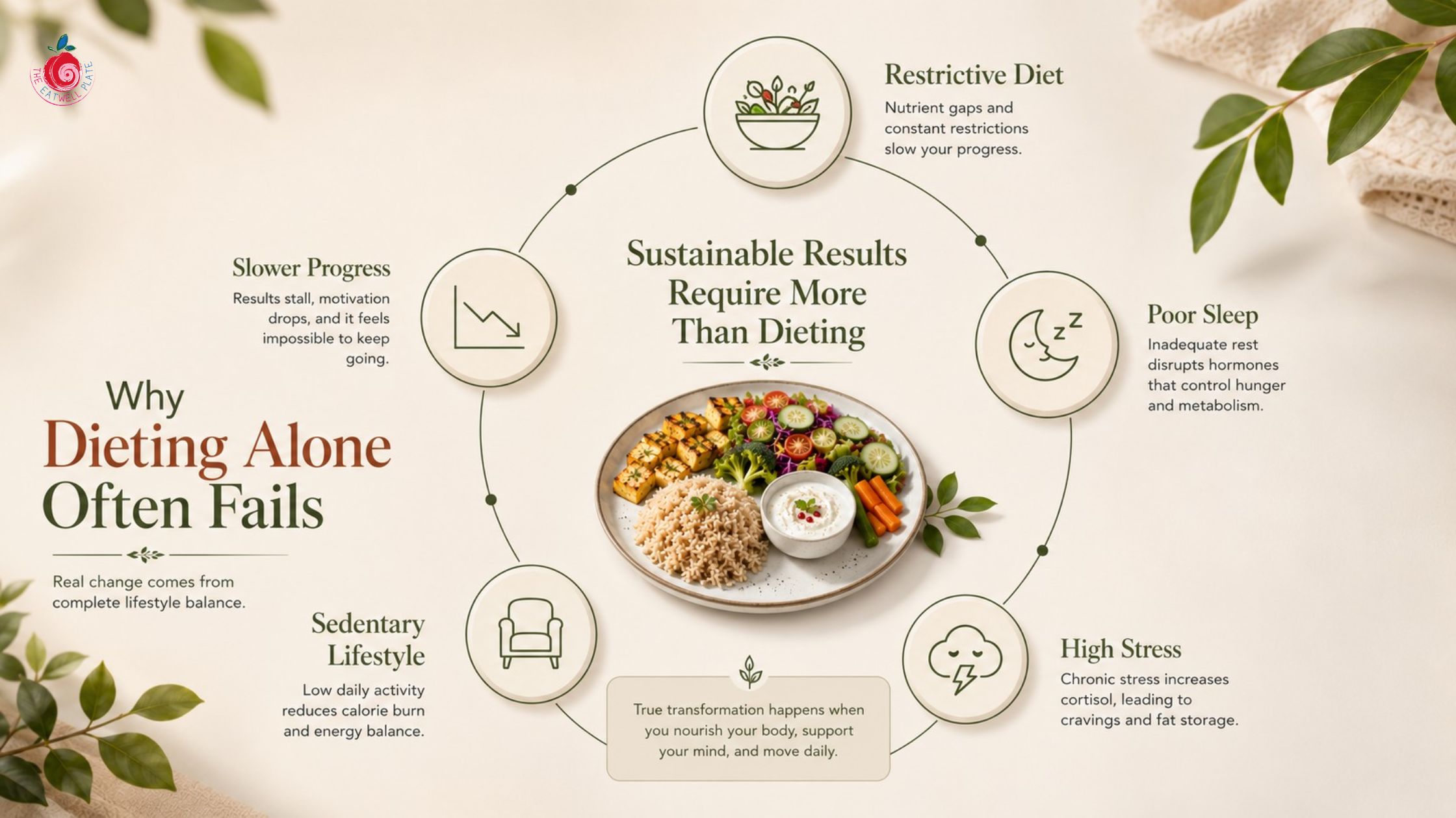 Common reasons dieting alone may not support long-term weight loss