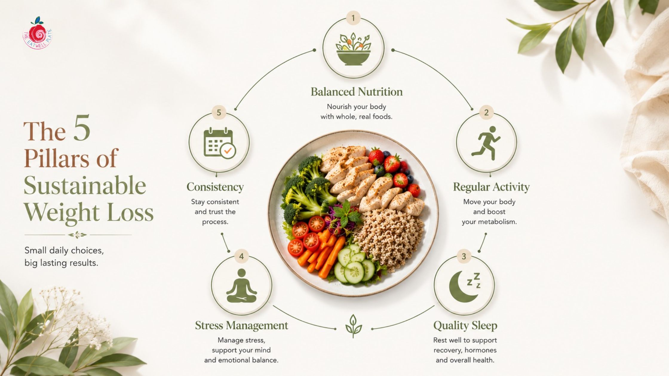 Five essential lifestyle habits that support healthy and sustainable weight loss