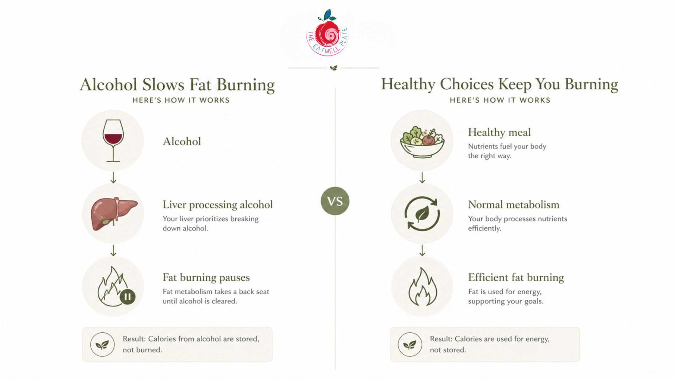 How alcohol affects fat burning during a weight loss journey