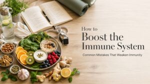 How to boost the immune system with healthy daily habits and balanced nutrition