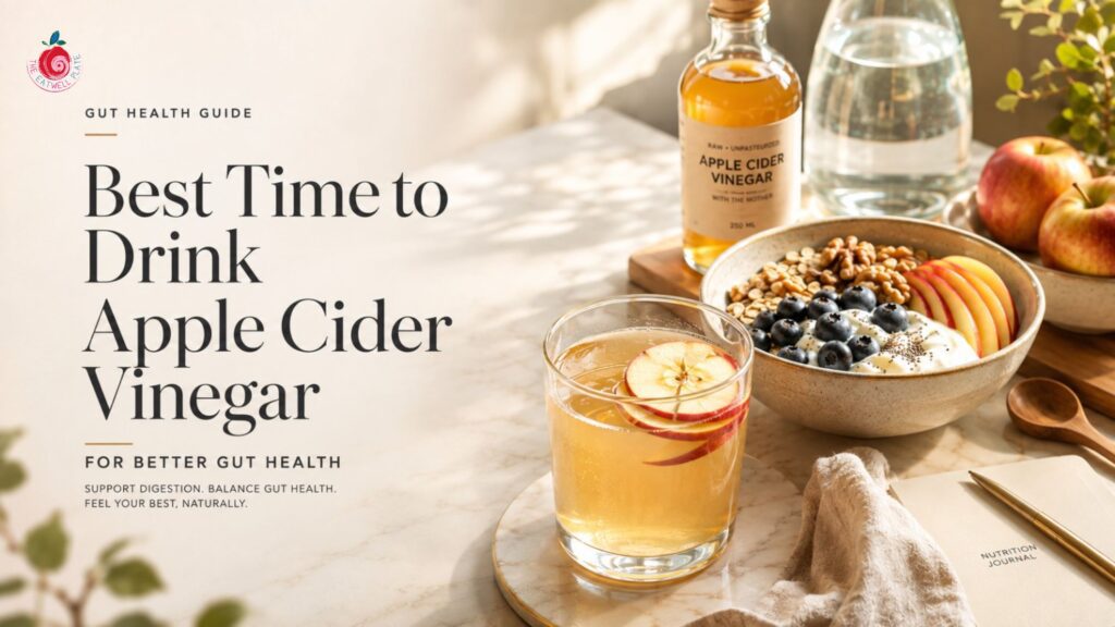 Best time to drink apple cider vinegar for better gut health