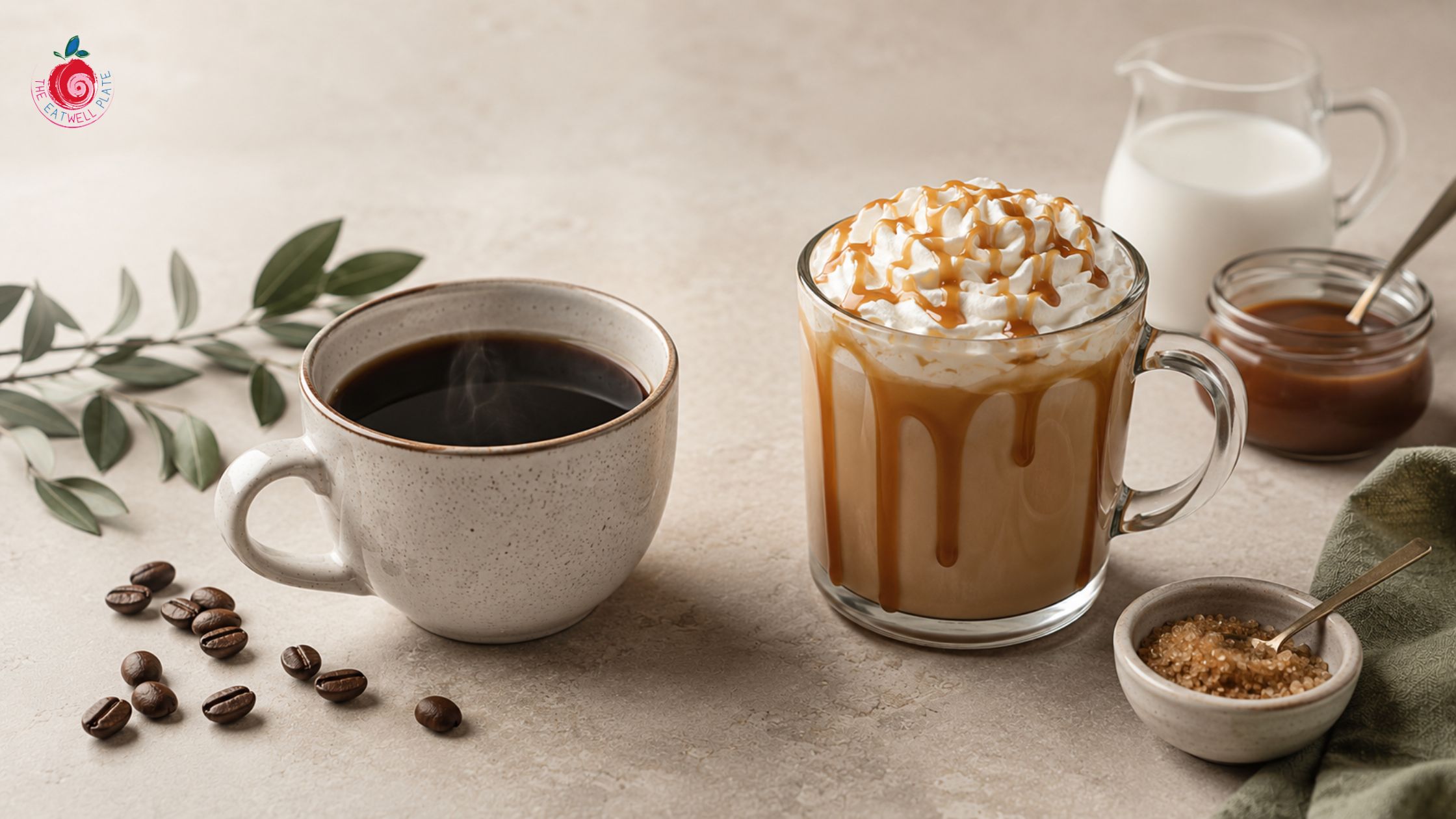 Black coffee versus sugary high calorie coffee drinks