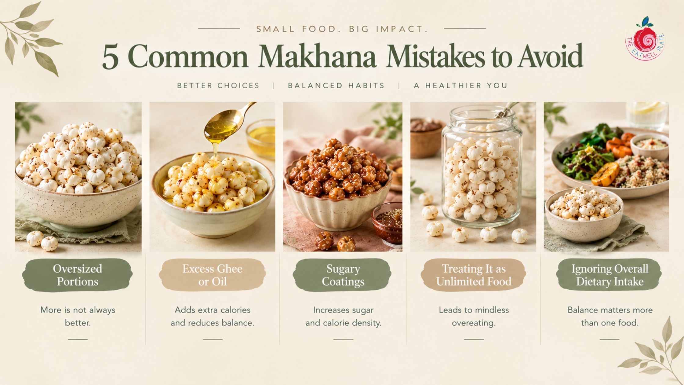Common mistakes when eating makhana for weight loss