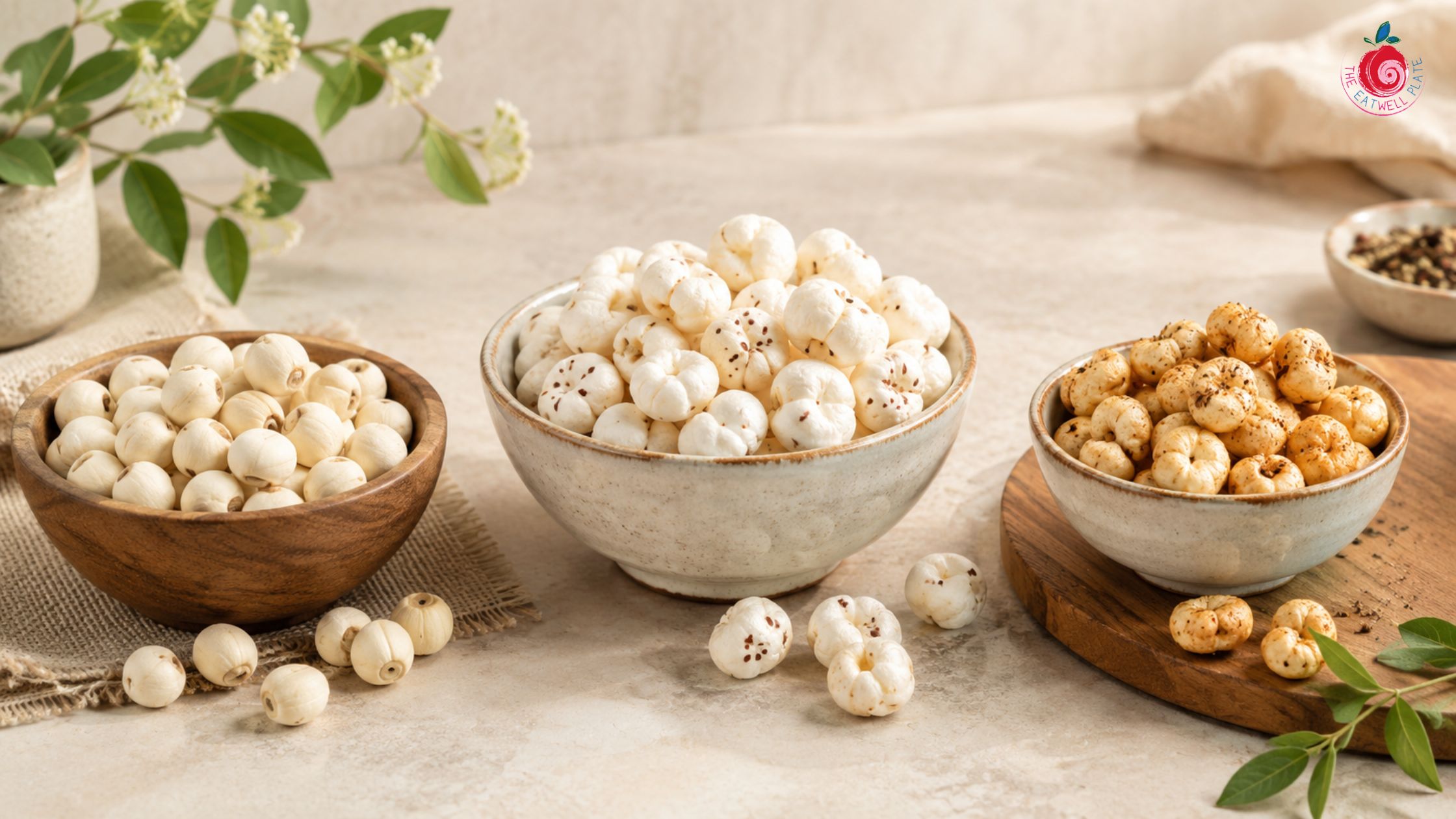Makhana raw popped and roasted